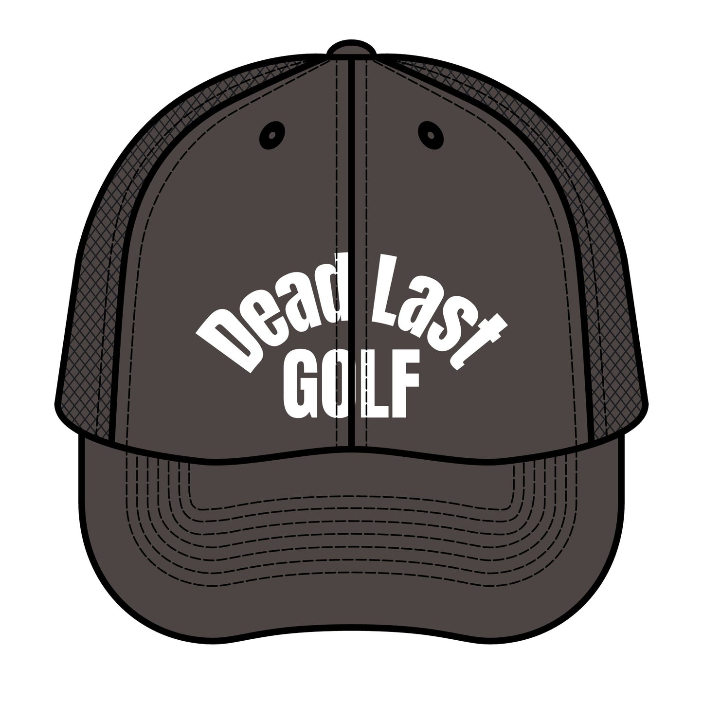 Retro Trucker Hat - Dead Last Golf